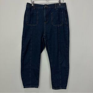 Zara Patch pocket Jeans size 8